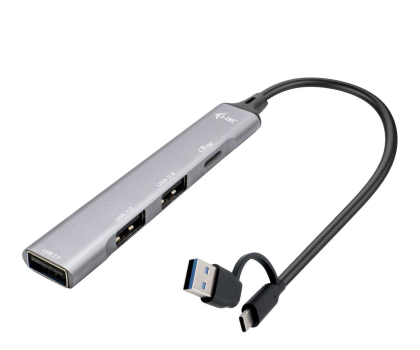 Hub USB I-TEC USB-C/USB-A Metal HUB 1x USB 3.0 + 3x USB 2.0 CAHUBMETALMINI4
